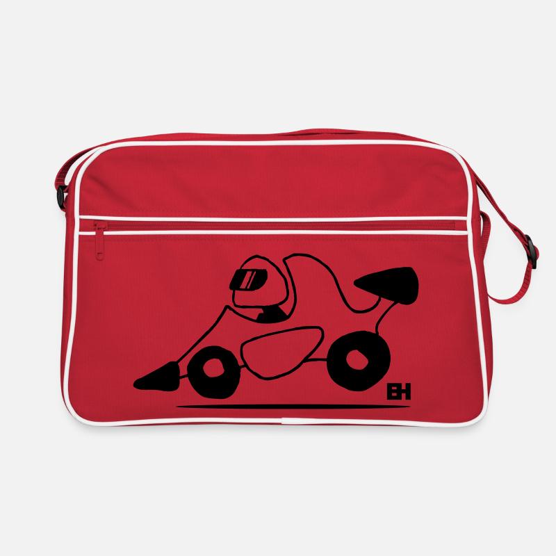 Rennwagen Retro Tasche