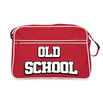 Design à l’ancienne - Sac Retro - rouge/blanc - Devant
