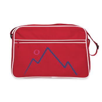Soleil de montagne - Sac Retro - rouge/blanc - Devant