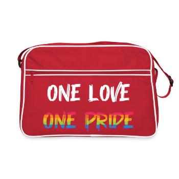 LGBT Pride Month - One Love, One Pride - Retro Bag - red/white - Front