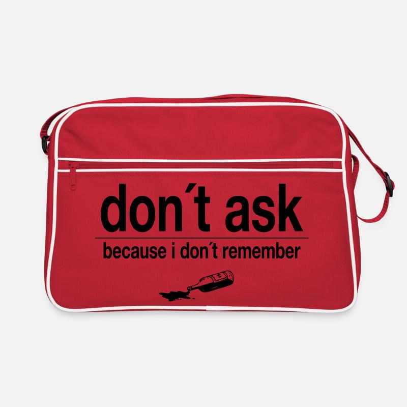 don´t ask - because i don´t remember Retro Tasche
