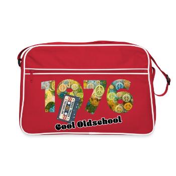 1976 Vintage Retro – Cassette – Cool Olds - Retro Bag - red/white - Front