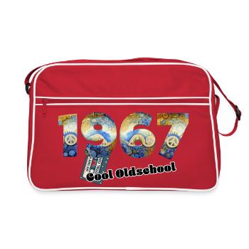 1967 Vintage Retro – Cassette – Cool Olds - Retro Bag - red/white - Front