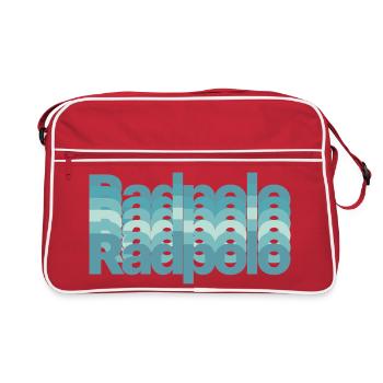 Cycling polo, indoor cycling - Retro Bag - red/white - Front