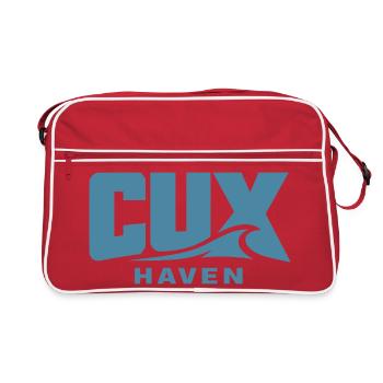 Cux Haven Coastal Wave for Cuxhaven Fans - Retro Bag - red/white - Front