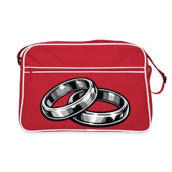 Alliances Alliances - Sac Retro - rouge/blanc - Devant