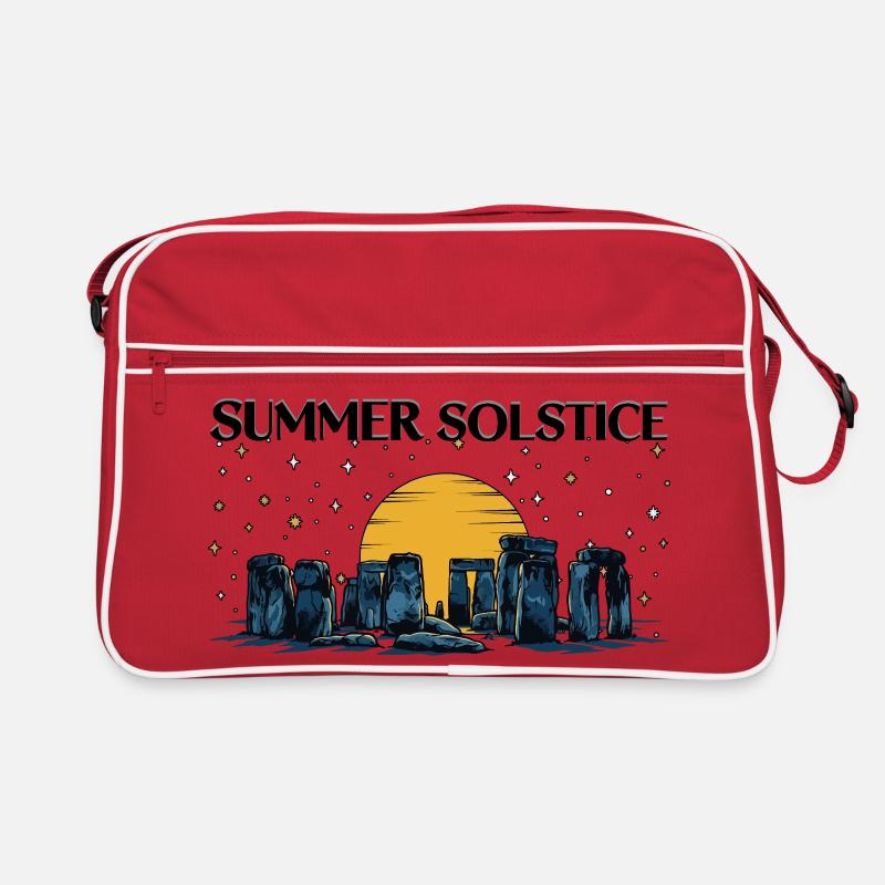 Litha Pagan Summer Solstice Midsummer Midsommar Retro Bag