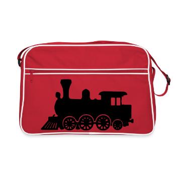 Train Locomotive - Sac Retro - rouge/blanc - Devant