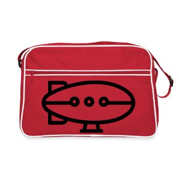 Airship - Retro Bag - red/white - Front