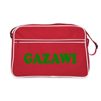 Gazawi gaza - Sac Retro - rouge/blanc - Devant