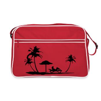 Beach - Retro Bag - red/white - Front