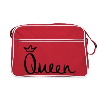 Queen - Retro Tasche - Rot/Weiß - Vorne