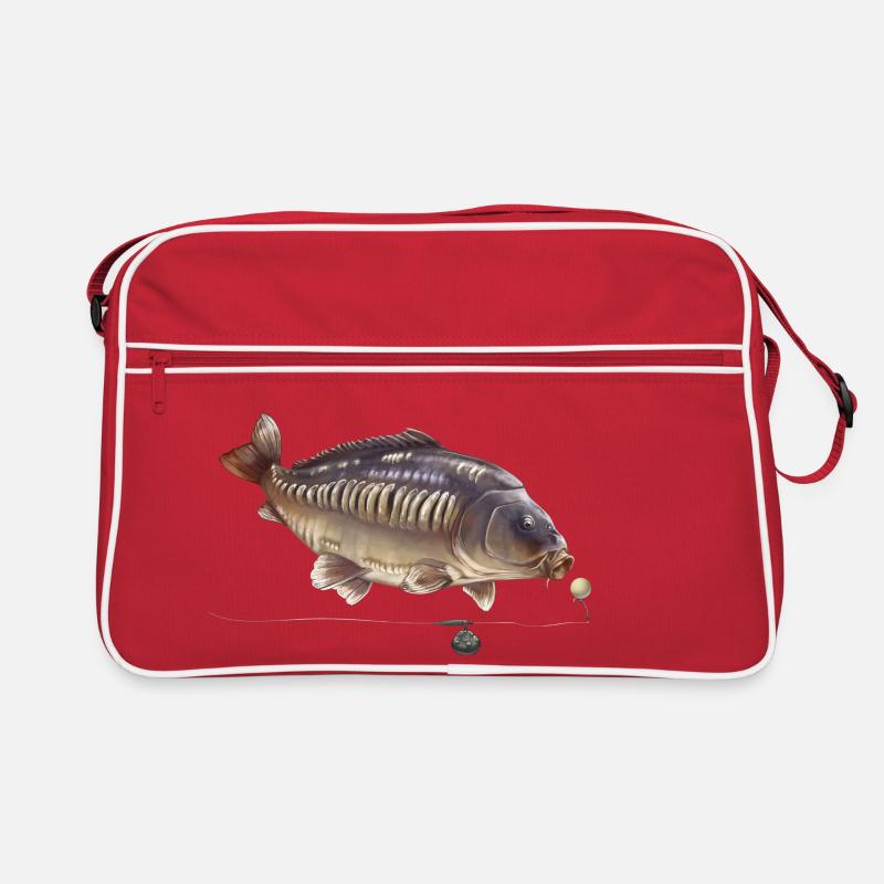 Conception de gréement de pêche à la carpe miroir Pêche au poisson Sac Retro