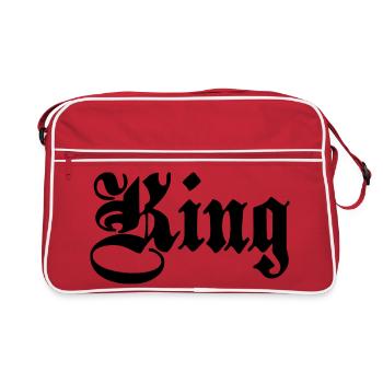 King 5. - Retro Bag - red/white - Front