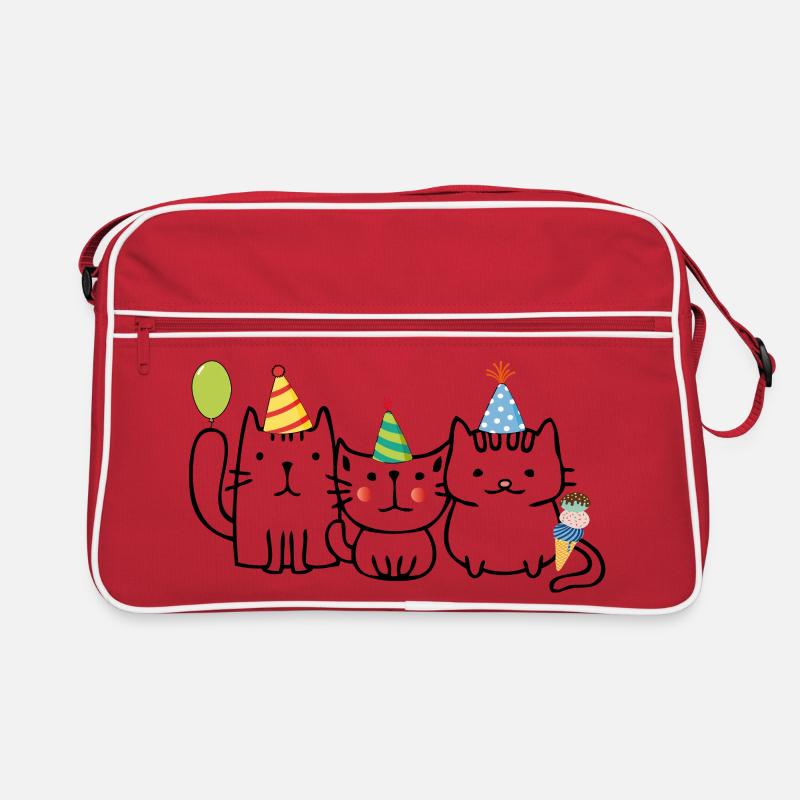 Geburtstag  Retro Tasche