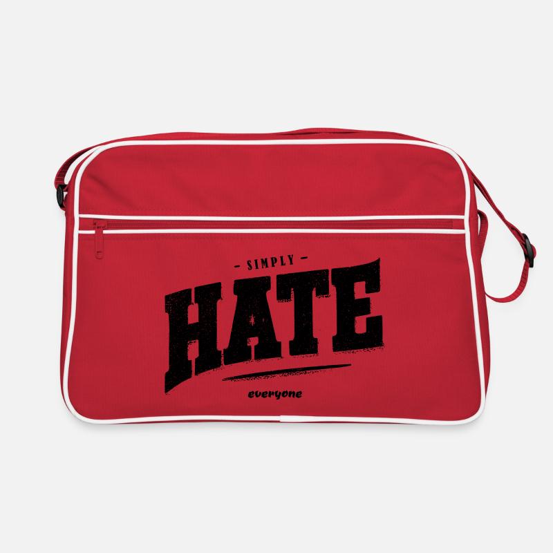 SImply hate everyone Retro Bag