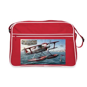 L’âge d’or de la course aérienne - Sac Retro - rouge/blanc - Devant