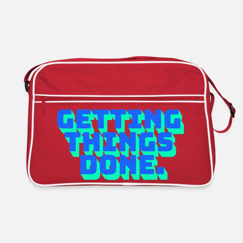 Concentration, motivation, accomplir les choses Sac Retro