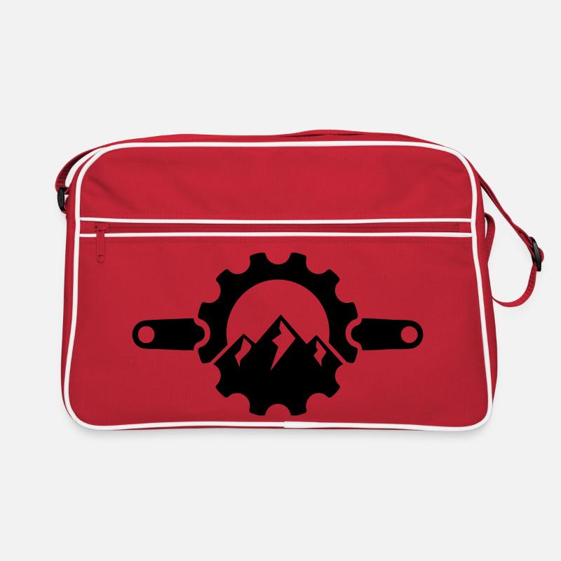 Crank Mountain – Logo du plateau VTT Sac Retro