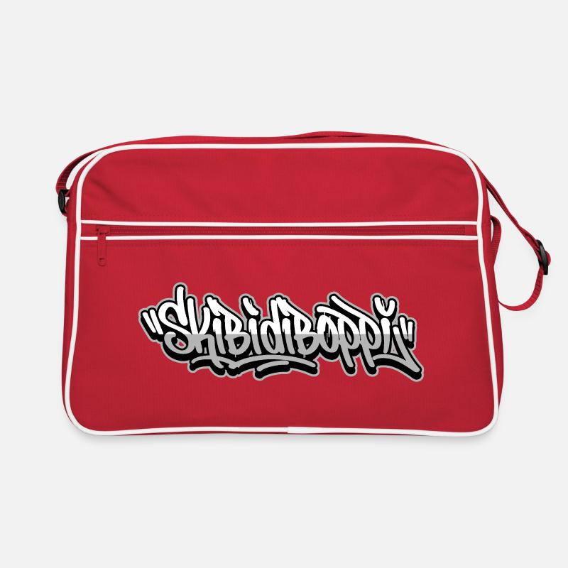 Skibidiboppi Graffiti Script Retro Bag