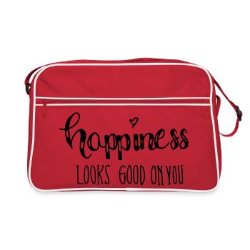 Le bonheur vous va bien - Sac Retro - rouge/blanc - Devant