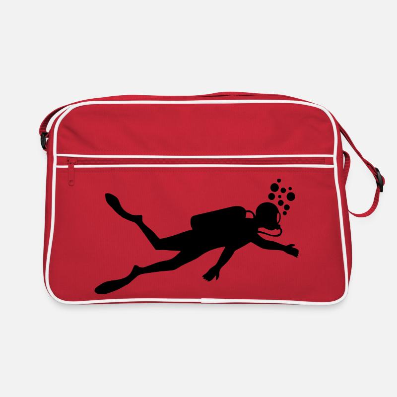 Diver underwater Retro Bag