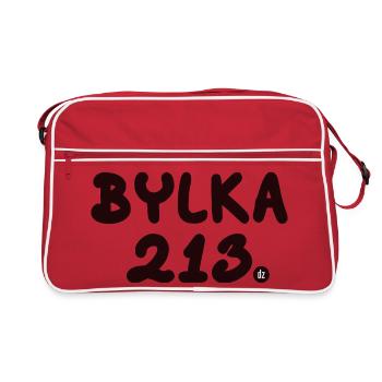 BYLKA 213 dz - Sac Retro - rouge/blanc - Devant