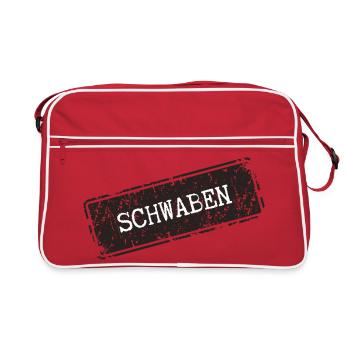 Schwaben - Retro Tasche - Rot/Weiß - Vorne