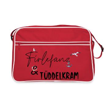 Frippery & Tinkering Nordic - Retro Bag - red/white - Front