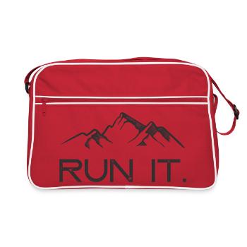 Ultra Running – Lauf es! - Retro Tasche - Rot/Weiß - Vorne