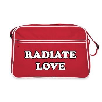 Radiate Love - Retro Bag - red/white - Front