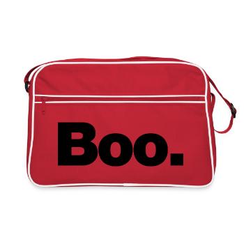 Buhruf - Retro Tasche - Rot/Weiß - Vorne