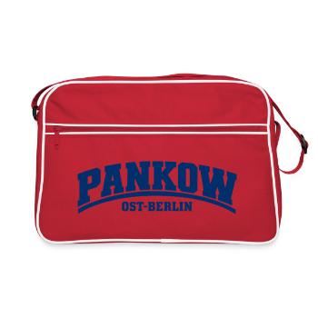 Pankow - Ost-Berlin - Bezirk - Deutschland - Retro Tasche - Rot/Weiß - Vorne