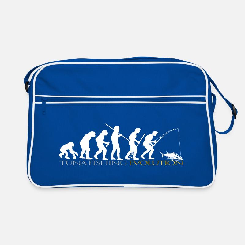 EVOLUTION DE LA PÊCHE (version blanche) Sac Retro