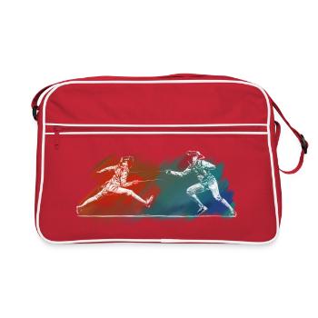 fencing - Sac Retro - rouge/blanc - Devant
