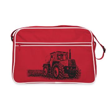 MB trac 1500 | Traktor - Retro Tasche - Rot/Weiß - Vorne