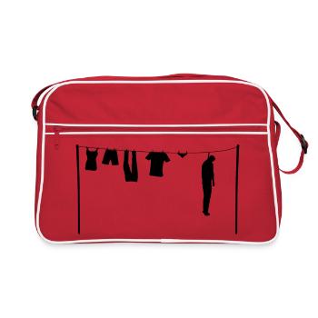 Le pendu - Sac Retro - rouge/blanc - Devant
