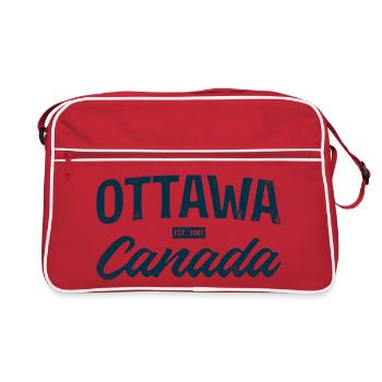 Ottawa Canada Est1867 Vintage - Retro Bag - red/white - Front