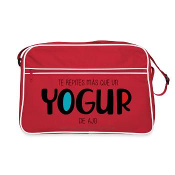 Garlic yogurt - Retro Bag - red/white - Front