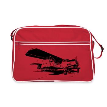Sky Giant Power - Retro Tasche - Rot/Weiß - Vorne