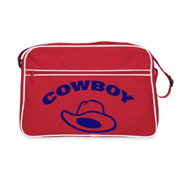 Cow-boy - Sac Retro - rouge/blanc - Devant