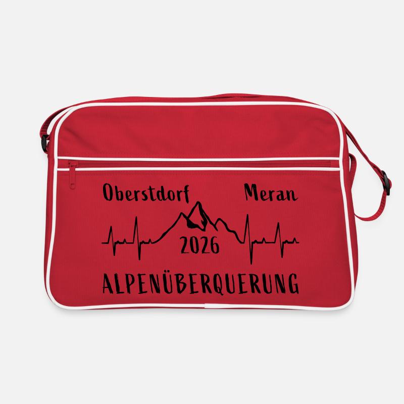ALPENÜBERQUERUNG 2026 Oberstdorf Meran E5 Retro Tasche