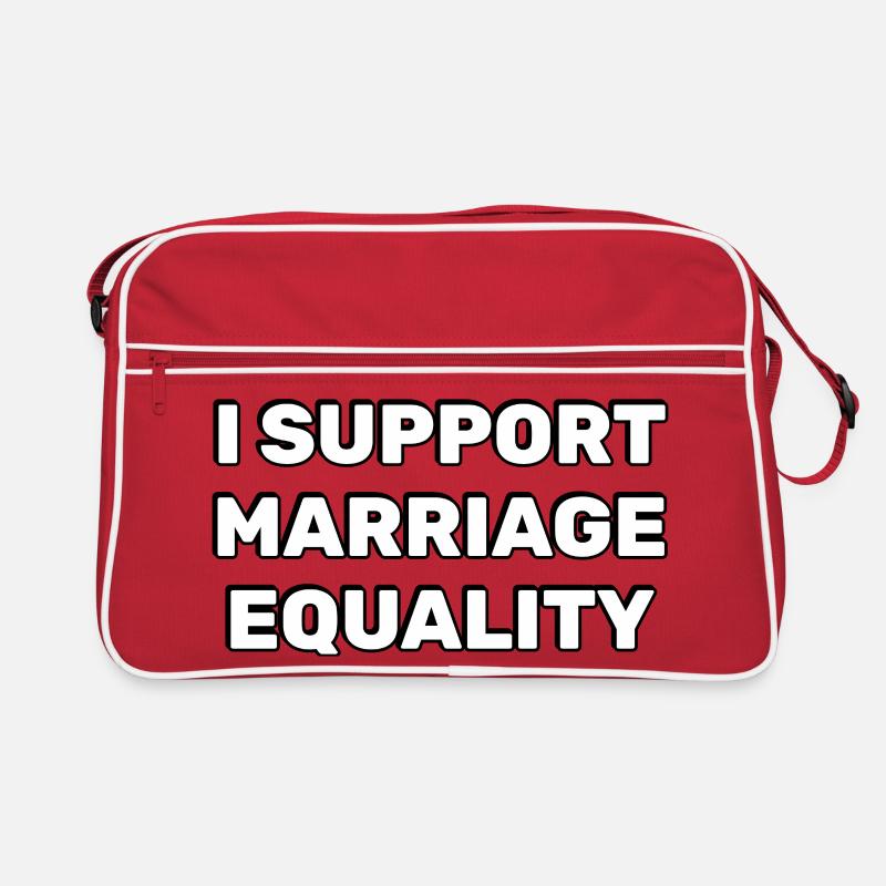 Support Marriage Equality  Retro Bag