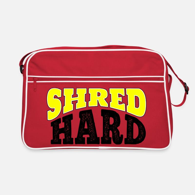 Citation de Shred Hard Snowboard Sac Retro
