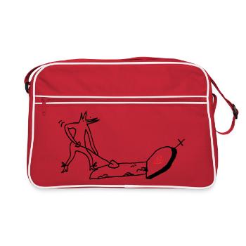 Grave - Retro Bag - red/white - Front
