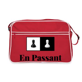 En Passant - Retro Bag - red/white - Front
