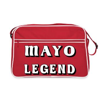 Mayo Legend – Conception du comté de Mayo - Sac Retro - rouge/blanc - Devant
