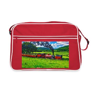 Vallée de Rheidol - Sac Retro - rouge/blanc - Devant