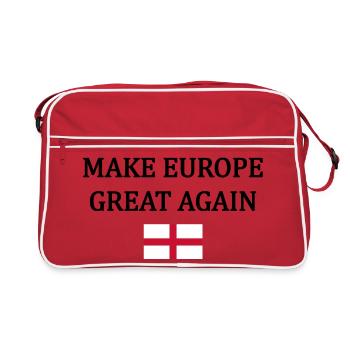 Make Europe Great Again – England - Retro Bag - red/white - Front