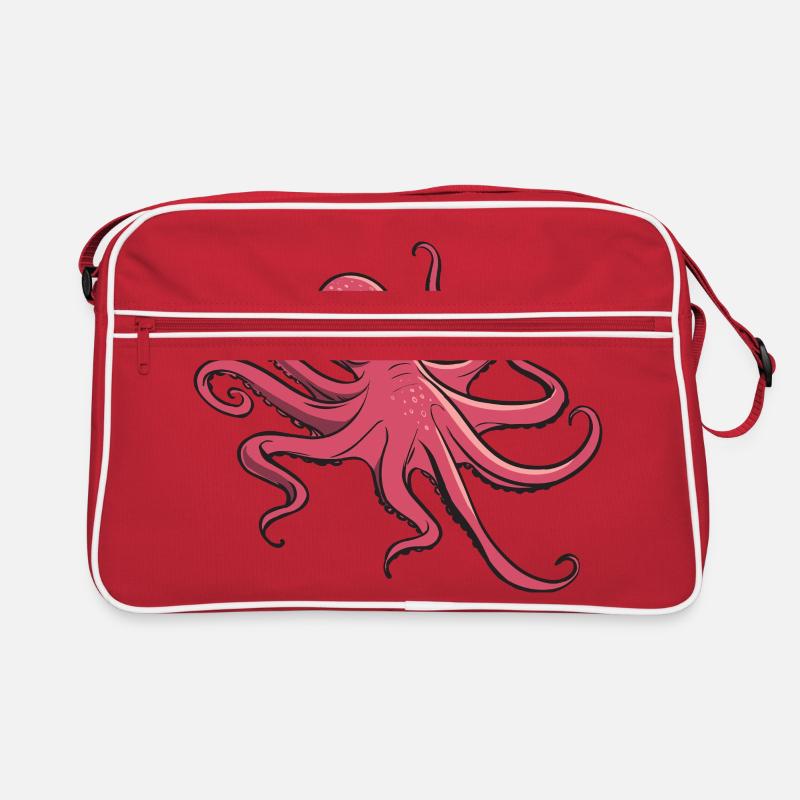 I like octopus - eight tentacles - squid Retro Bag
